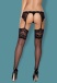Obsessive - 810-STO  絲襪 - 黑色 - L/XL 照片-6