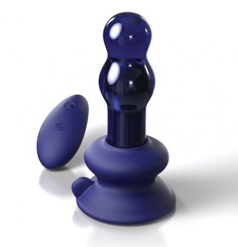 Icicles - Vibro Glass Plug No 83 - Blue photo
