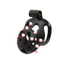 Sport Fucker - FlexiSpike Chastity Cage S - Black photo