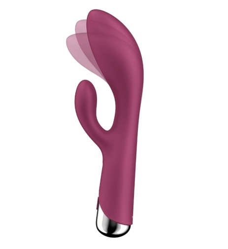 Satisfyer - Spinning Rabbit 1 旋转震动棒 - 红色 照片