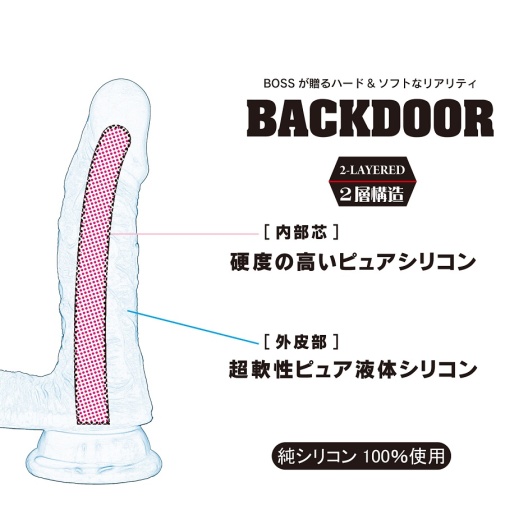 Boss - Backdoor SC Dildo M - Black photo