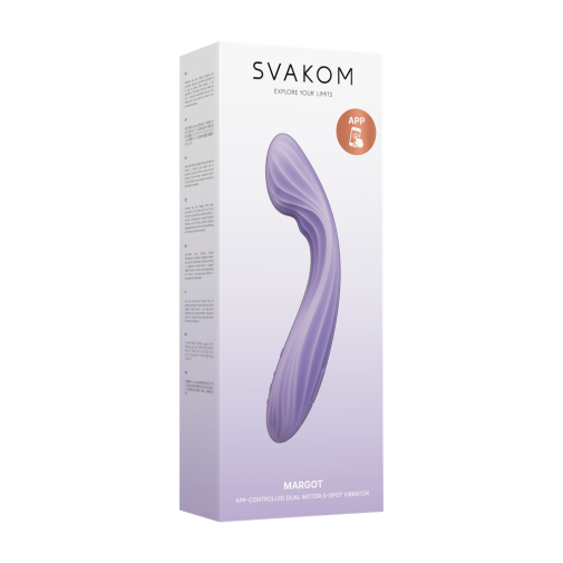 SVAKOM - Margot APP G-spot Vibrator - Lilac Swirl photo