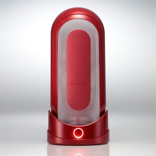 Tenga - Flip Zero 飛機杯連加熱座 - 紅色 照片