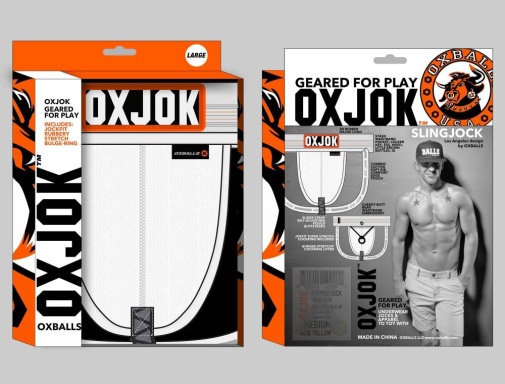 Oxjok - Slingjock w Ring - White Snow - XXL photo