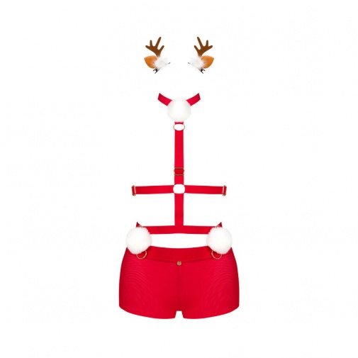 Obsessive - Ms Reindy Set - Red - M/L photo