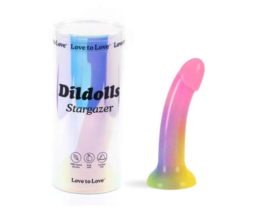 Love to Love - Stargazer Glitter Dildo - Pink photo
