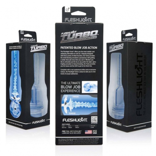 Fleshlight - Turbo Thrust 飞机杯 - 蓝冰色 照片