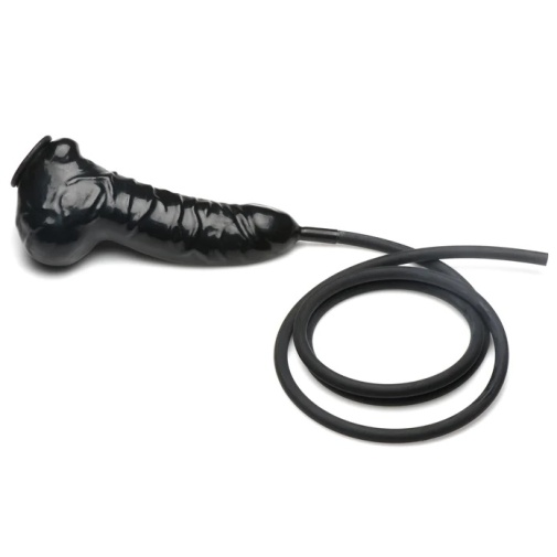 Master Series - Guzzler Penis Sheath w Tube - Black photo