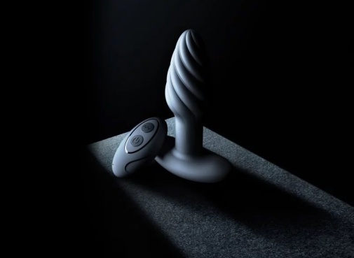 Dorcel - 螺旋纹震动后庭肛塞 - 黑色 照片