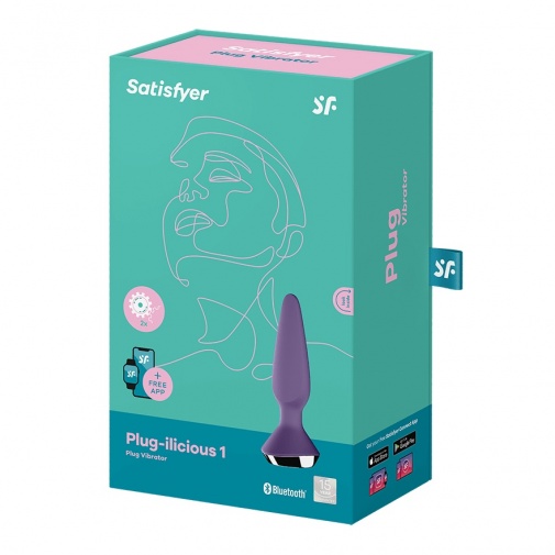 Satisfyer - Plug-ilicious 1 后庭震动器 - 紫色 照片
