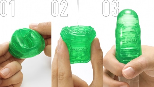 Tenga - 多用途男女通用自慰器 - 綠寶石 照片