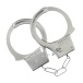 Ouch - Classic Metal Hand Cuffs - Silver 照片-2