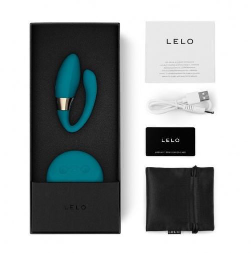Lelo - Tiani Duo 情侶共震器 連遙控 - 海洋藍 照片