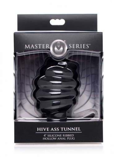 Master Series - Hive Ass Hollow Anal Plug L-size - Black photo
