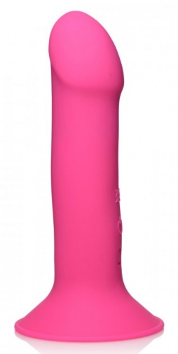 Squeeze-It - 10X Vibro Dildo - Pink photo