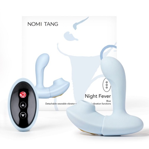 Nomi Tang - Night Fever 2in1 Vibrator - Blue 照片