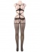 Ohyeah - Open Bust Bodystocking - Black - XL photo-4