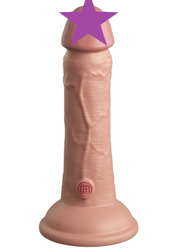 King Cock - 6" Elite Vibro Cock - Flesh photo