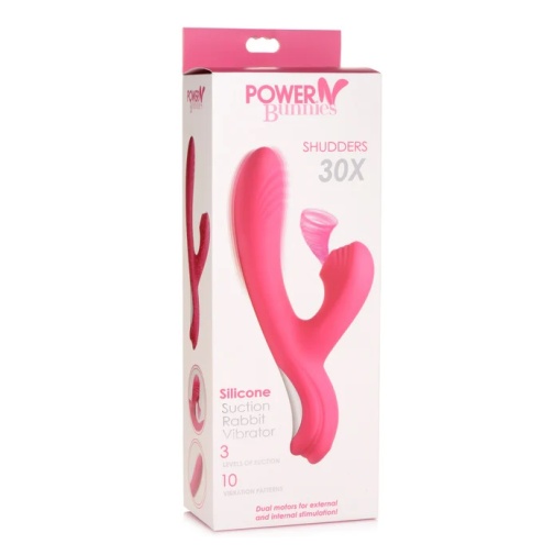 Power Bunnies - Shudders 30X Rabbit Vibrator - Pink photo