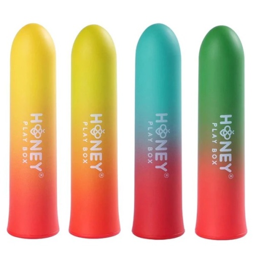 Honey Play Box - Fantasy Vibro Bullet - Green/Red photo