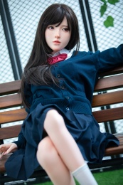 Lingnai Asian Skinny Realistic Sex Doll, C-Cup, Ultra Soft Silicone 148 cm (4'9 ft) photo