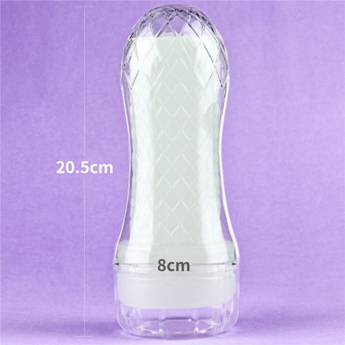 Lovetoy - Lumino Play Pocketed Masturbator - Clear photo