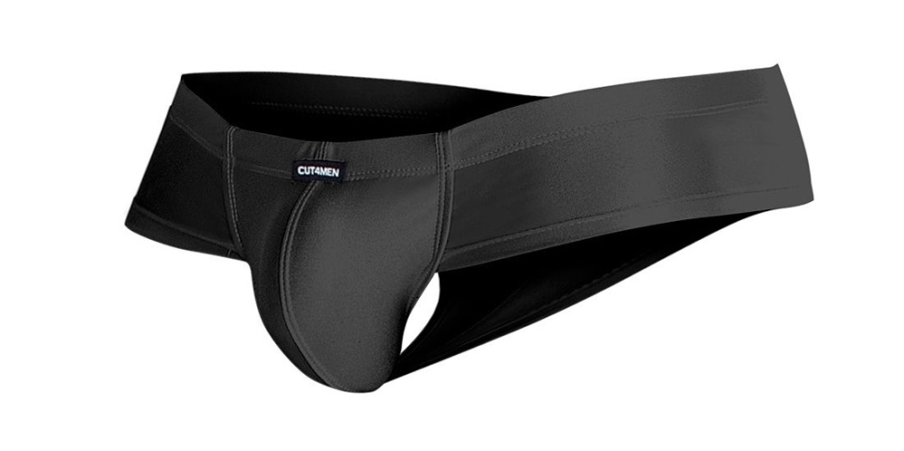 A tribute to daring garments, ideal for showing off your fig... Cut4men - Cheeky Brief - Black - M photo-4