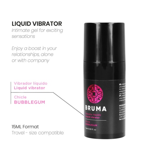 Bruma - 震动高潮液 泡泡糖味 - 15ml 照片