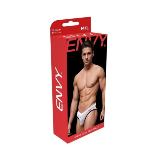 Envy - Sport Mesh Jock - White/Black - M/L 照片