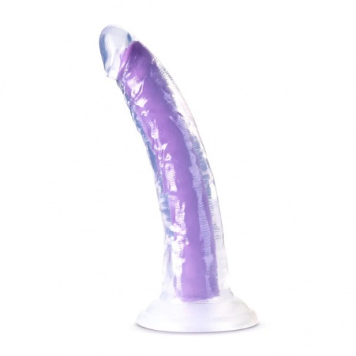 Neo Elite - Glow in the Dark Light Dildo 19cm - Neon Purple photo
