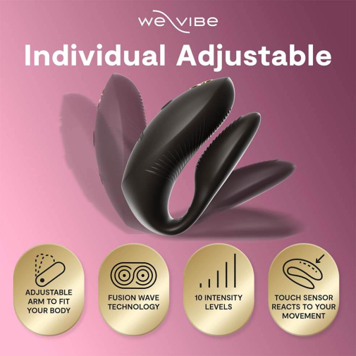 We-Vibe - Chorus Pro Clitoral & G-Spot Couples Vibrator - Satin Black 照片