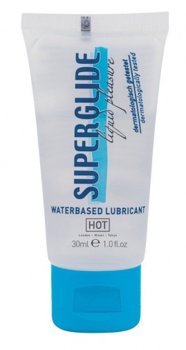 Hot - Superglide Liquid Pleasure Lube - Water-Based - 30ml photo
