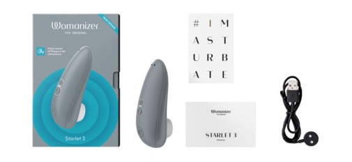 Womanizer - Starlet 3 入门级阴蒂吸啜器 - 灰色 照片