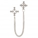 CEN - 4-Point Nipple Press w Chain - Silver photo