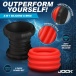 Jock - 2-in-1 C-Ring Stretcher - Black/Red photo-2