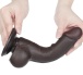 Lovetoy - 7.5" Sliding Skin Dildo 13.2cm - Brown photo-6