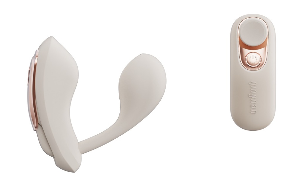 To break the limitation that sex toys can only be used indoo... Qingnan - Wearable Vibrator #6 - Beige photo-12