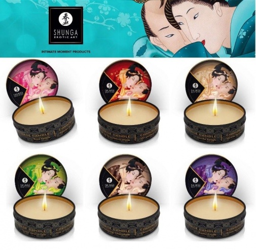 Shunga - 欲望香草按摩蠟燭 - 30ml 照片