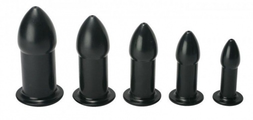 Size Matters - Anal Dilators - 5 Piece Set - Black photo