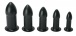 Size Matters - Anal Dilators - 5 Piece Set - Black photo
