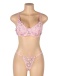 Ohyeah - Floral Bra Set - Pink - M photo-8
