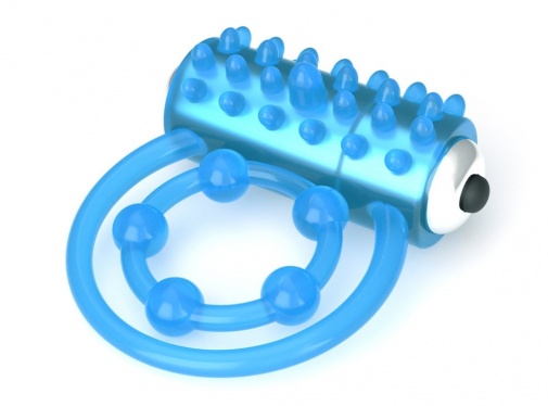 Lovetoy - Lumino Play Vibro Double Ring - Blue photo