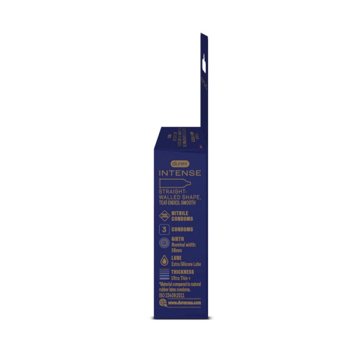 Durex - Intense Nitrile Condoms 3's Pack photo