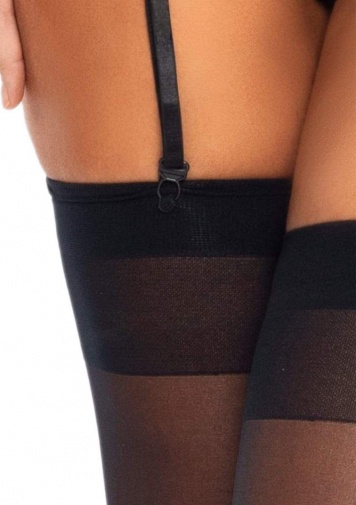 Leg Avenue - In The Know Lace Set - Black - S photo