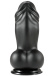 Hidden Desire - Inferno Huge Dildo 19cm - Black photo-5