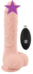 Medical Silicone - Thrushing Vibrator - Flesh photo
