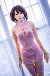 Evelyn 日系纤瘦身型古典大气短发女孩 附口交超柔软TPE仿真性爱娃娃 148 cm 照片