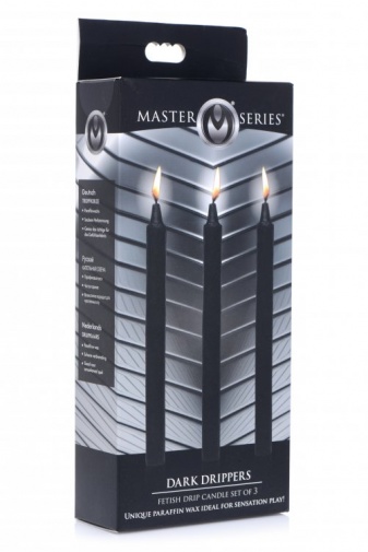 Master Series - Dark Drippers Candles - Black photo