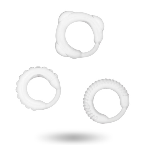 Addicted Toys - C-Rings Set - Clear photo