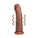 RealRock - 6" Vibro Curve Dildo - Caramel photo-3